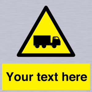 Custom Lorry Hazard Sign